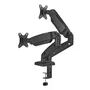 Aisens Soporte de Mesa Pro para 2 Monitores/TV 17-32 Pulgadas, Negro